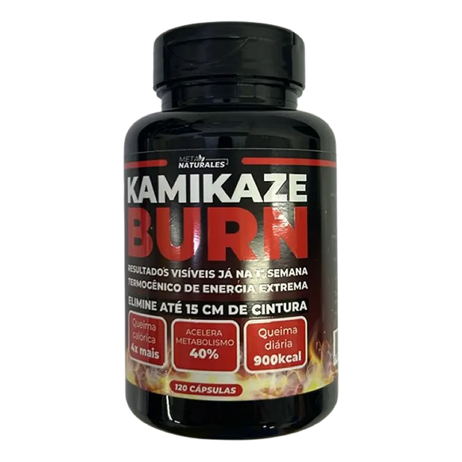 KAMIKAZE BURN: O TERMOGÊNICO MAIS FORTE DO MERCADO